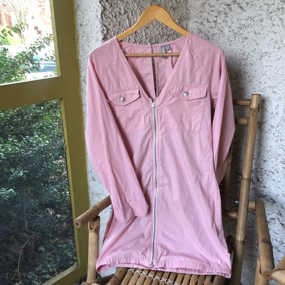 Pink zip-up dress - Picture 1 of 3